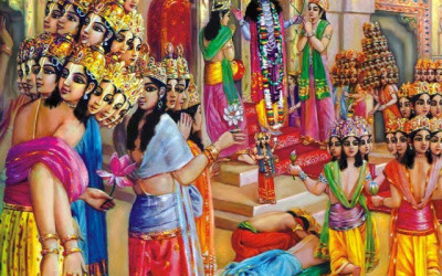 Krishna story: Brahma visit to Lord Krishna in Dvaraka!!!