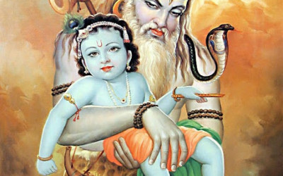 Vrindavan story: Lord Siva visit to Sri Krishna in Gokula!