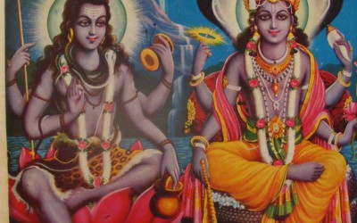 Narada muni. Narada bring a fight between Siva and Vishnu