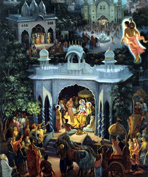 Narada Muni story: The Great Sage Narada Visits the Different Homes of Lord Krsna