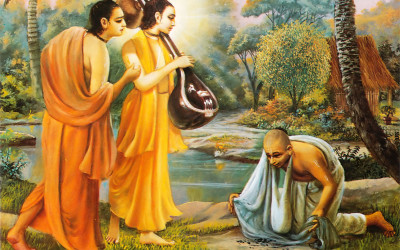 Narada Muni: Narada and hunter Mrigari!