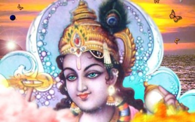 Narada Muni: Krishna and Narada visit to sage Lomasa Muni