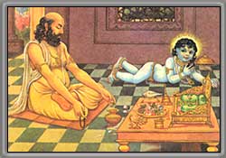 Caitanya Lila: Lord Chaitanya comes as Gaura-gopala to receive the brahmana’s offerings