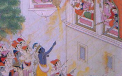 Krishna story: Krishna refusing Madhumangala to play HOLY!