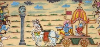 Mahabharata story: Barbarika watching Mahabharata war!