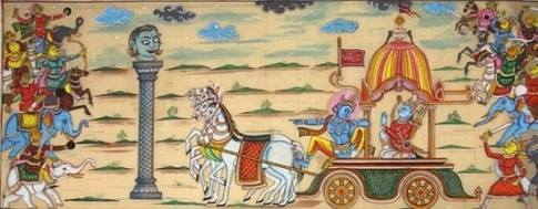 Mahabharata story: Barbarika watching Mahabharata war!