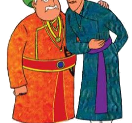 Holy name story: Birbal get food without beging!