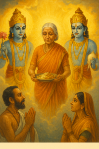 Read more about the article A Brāhmaṇa Woman Is Delivered by the Power of Prasāda – by Madhu Chanda das