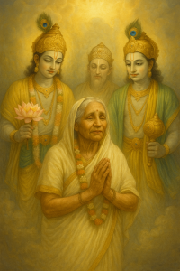 Read more about the article A Brāhmaṇa Woman Is Delivered by the Power of Prasāda