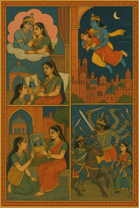 Read more about the article Aniruddha’s Love for Uṣā and the Battle with Bāṇa