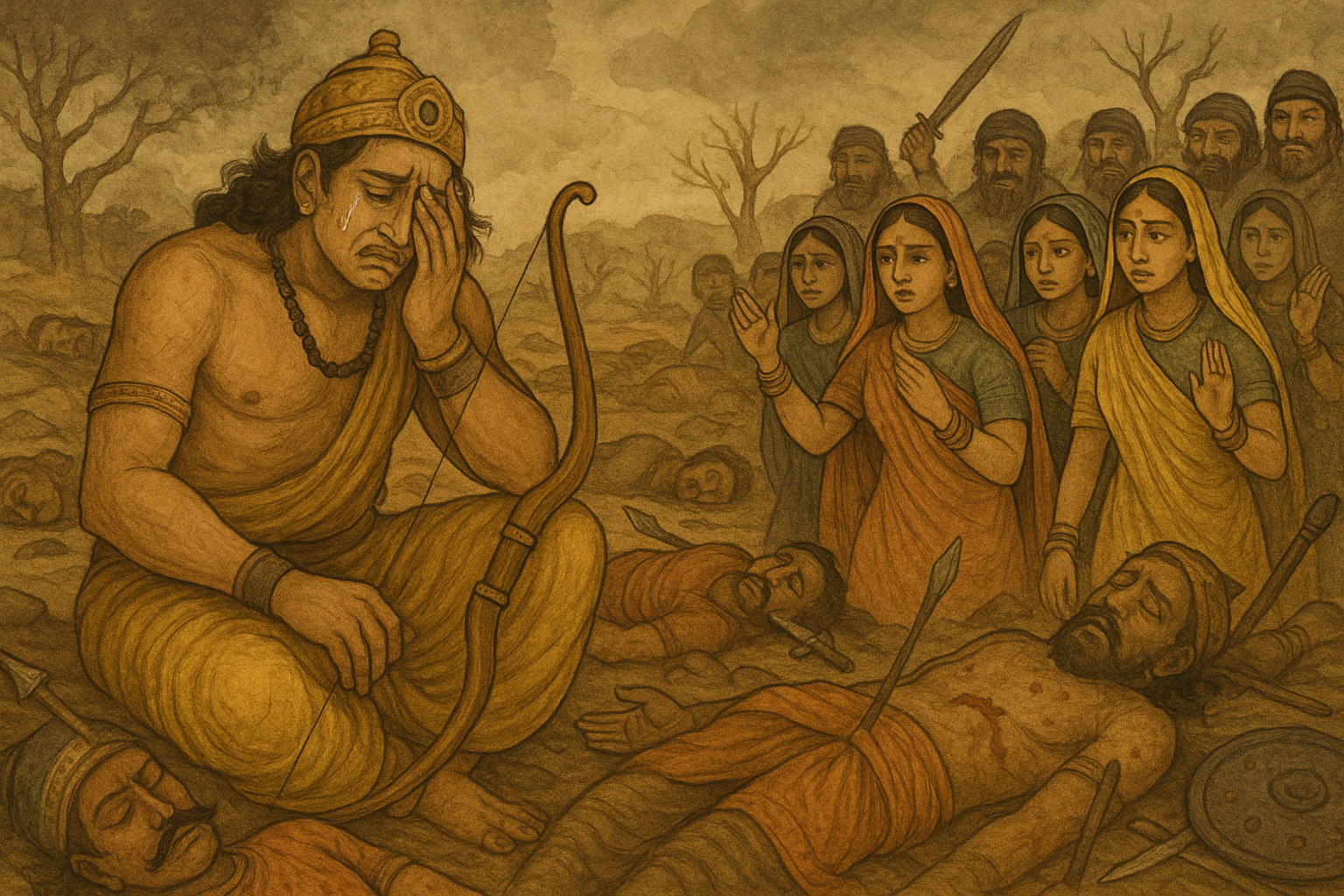 Read more about the article Arjuna’s Grief and the Protection of the Yādava Women