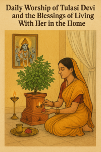 Read more about the article Daily Worship of Tulasī Devī and the Blessings of Living With Her in the Home