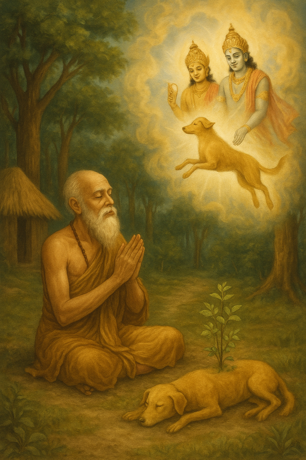Read more about the article Deliverance of a Dog by Living Near Devotees – by Madhu Chanda das