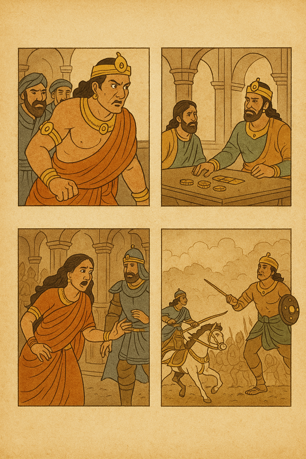 Read more about the article Greed That Ruined the Family — The Story of Duryodhana