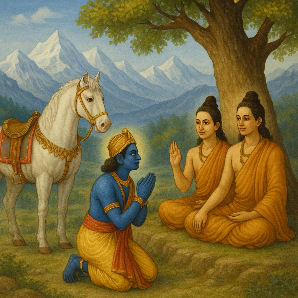 Read more about the article Kalki’s Journey to Badarikāśrama and the Meeting with Nara-Nārāyaṇa Ṛṣis