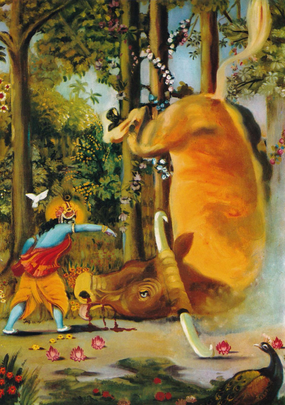 Read more about the article Kṛṣṇa Kills Ariṣṭāsura (The Bull Demon)