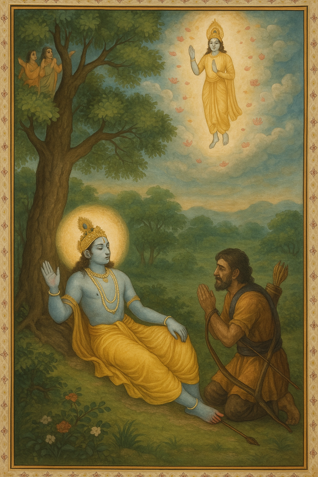 Read more about the article Kṛṣṇa’s Departure from Earth and His Return to the Eternal Realm