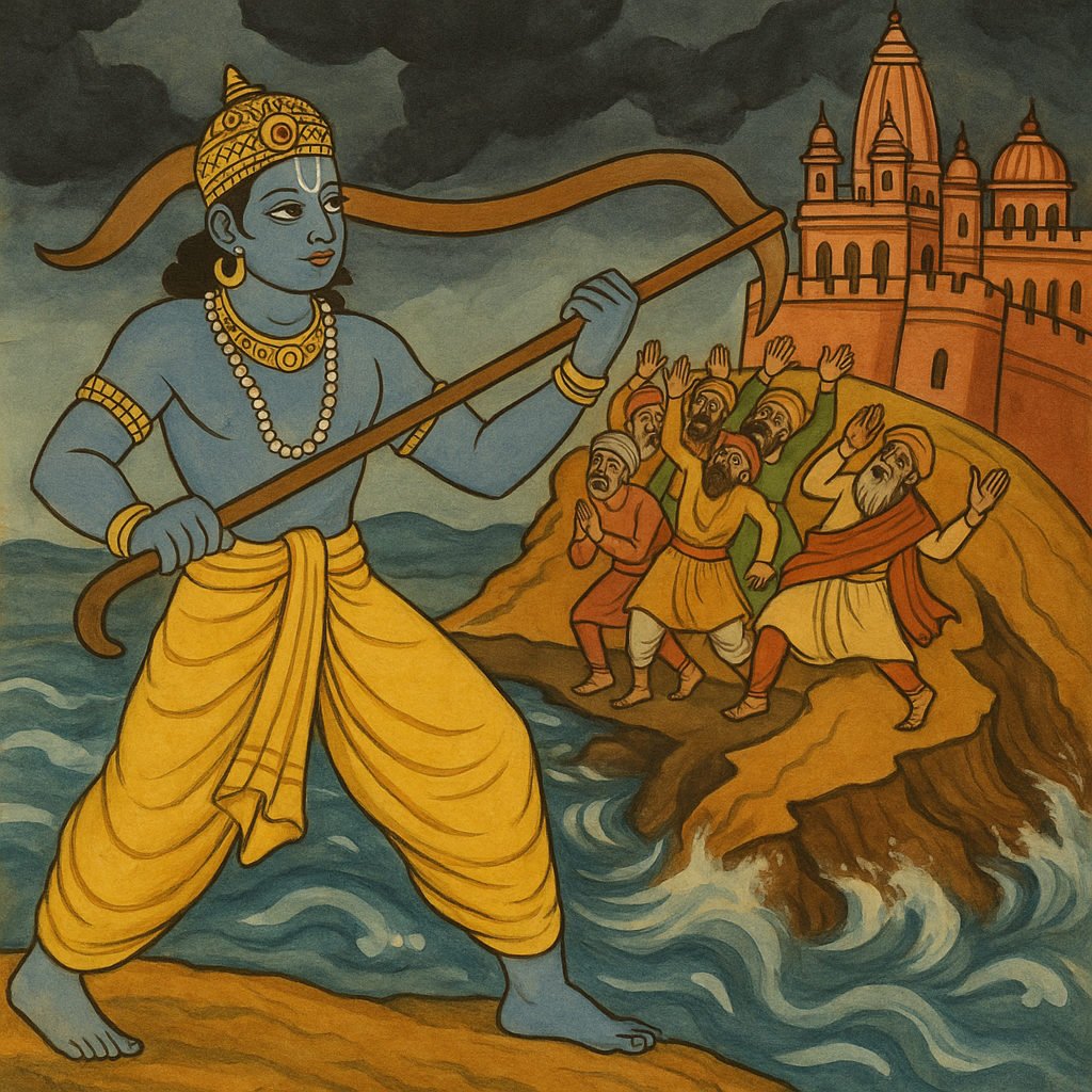 Read more about the article Samba’s Capture by the Kurus and Kṛṣṇa’s Response