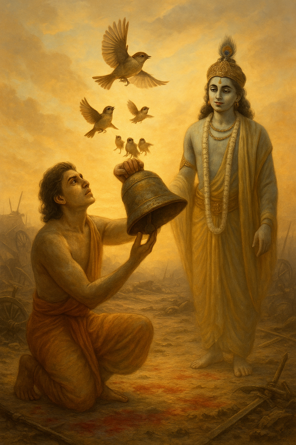 Read more about the article “Sparrow Under the Bell at Kurukṣetra”