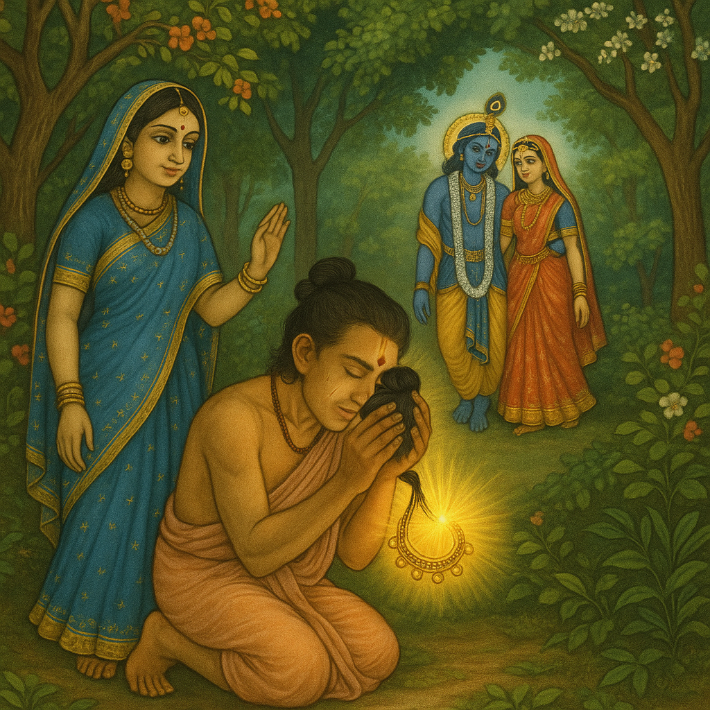 Read more about the article Story 2: The Divine Discovery of Śrīmatī Rādhārāṇī’s Anklet