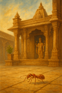 Read more about the article The Ant That Walked Across the Lord’s Temple – by Madhu Chanda das