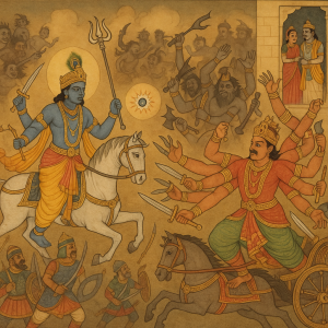 Read more about the article The Battle with Bāṇāsura and the Rescue of Aniruddha