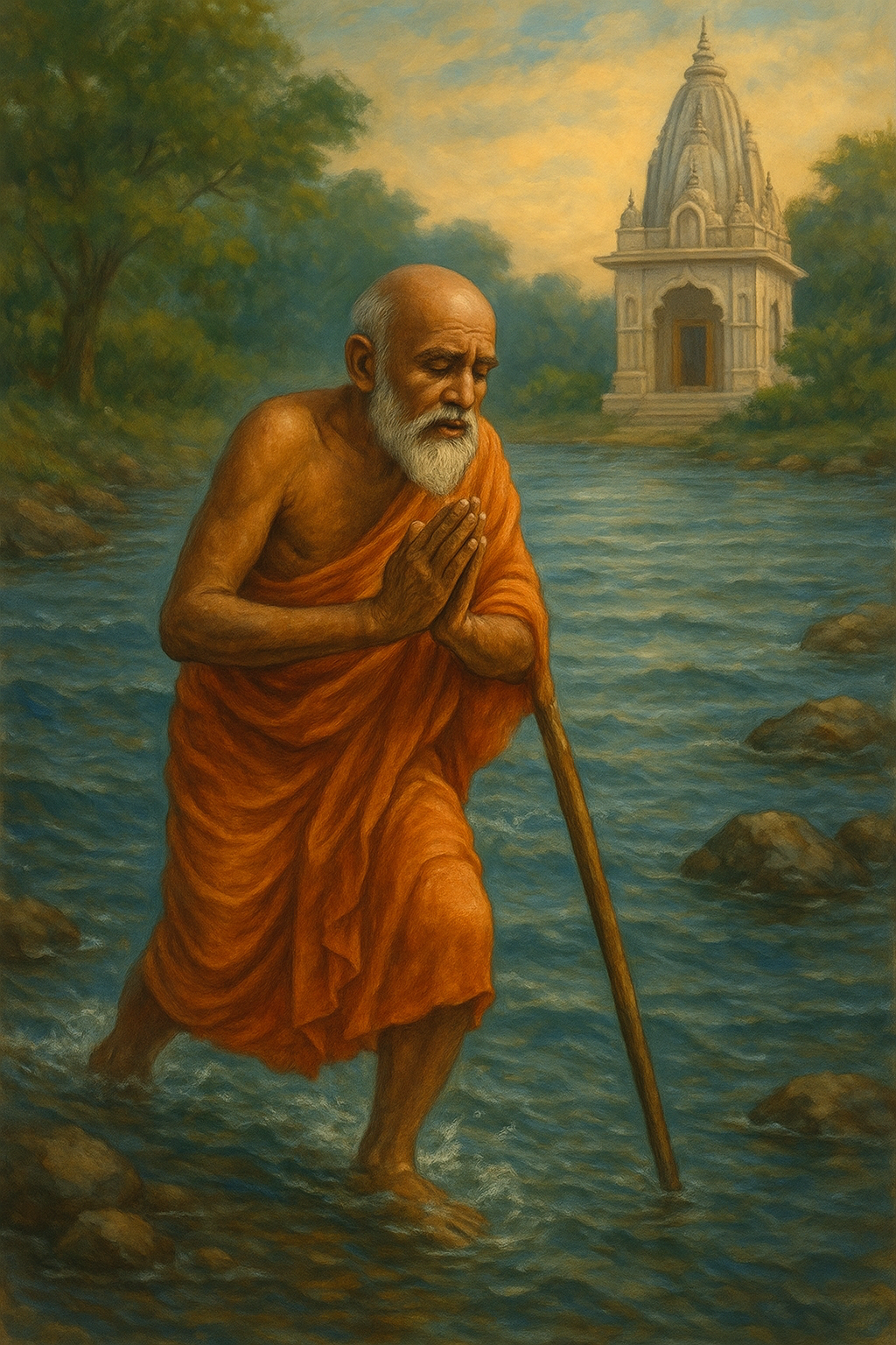 Read more about the article The Blind Man Crossing the River