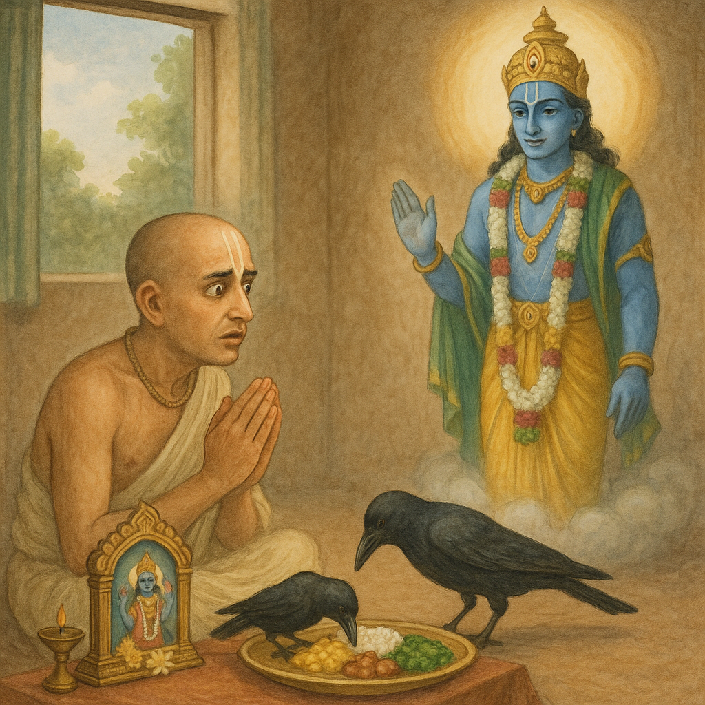 Read more about the article The Brāhmaṇa and the Crow’s Offering