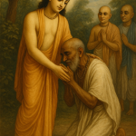 The First Meeting of Lord Caitanya and Haridāsa Ṭhākura – The Lord Honors the Nāmācārya
