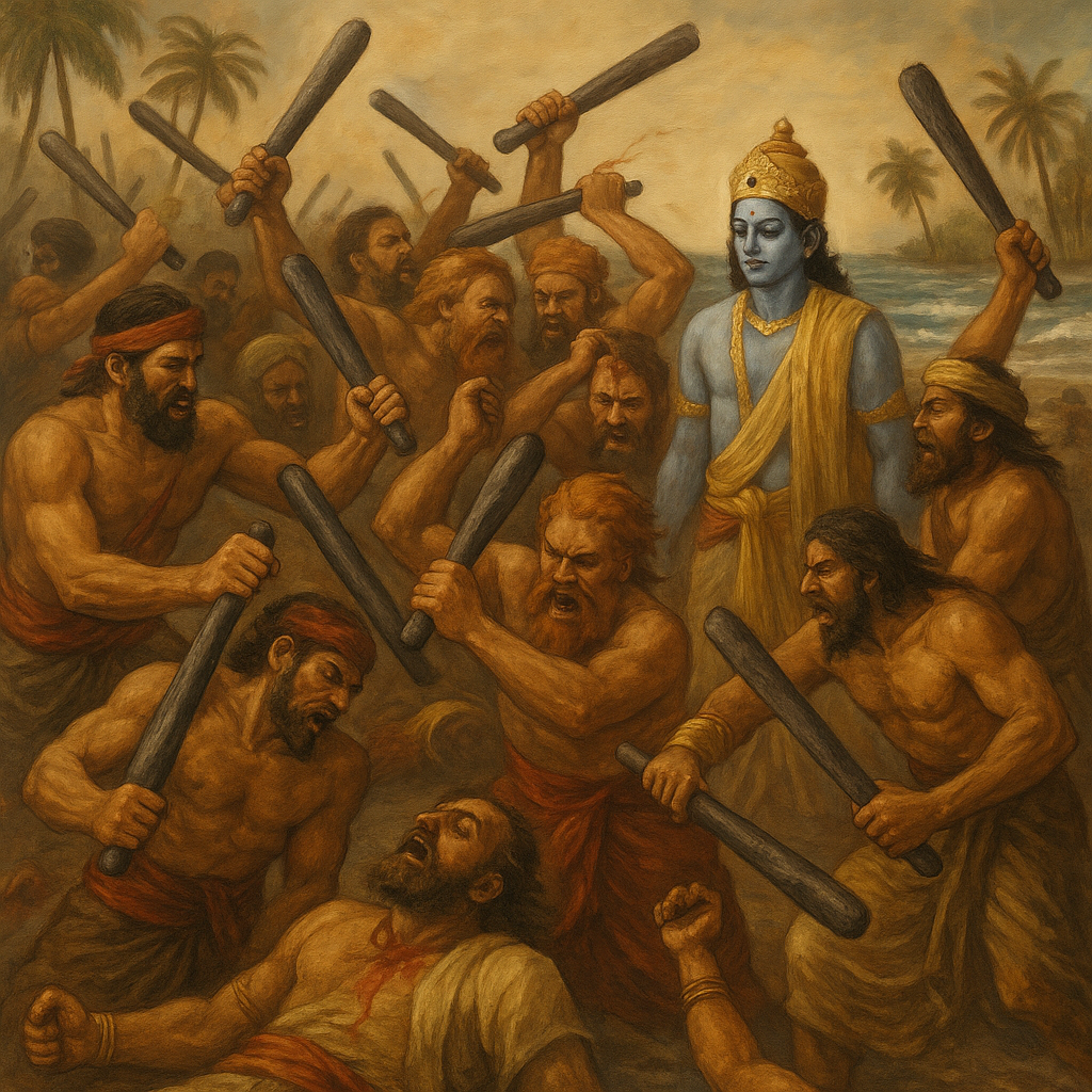 Read more about the article The Fratricidal War Among the Yādavas at Prabhāsakṣetra