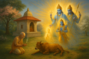 Read more about the article The Liberation of a Bull That Died Near a Temple – by Madhu Chanda das