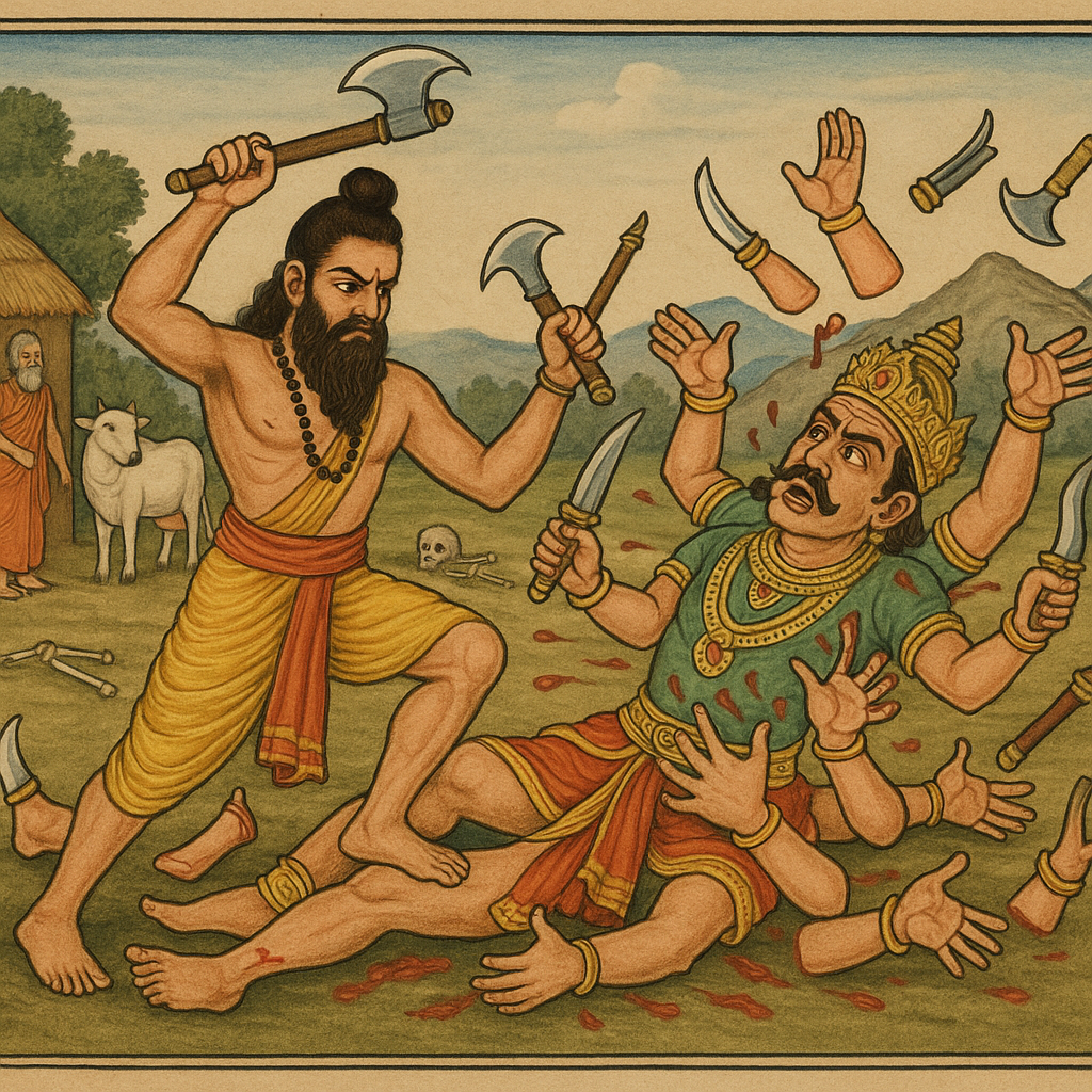 Read more about the article The Story of Haihaya King Kartavirya Arjuna and Lord Paraśurāma
