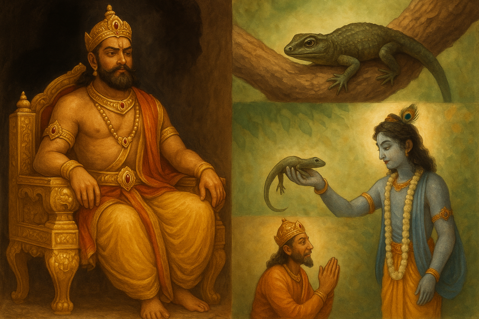 Read more about the article The Story of King Nriga — From Royalty to Lizard and Back