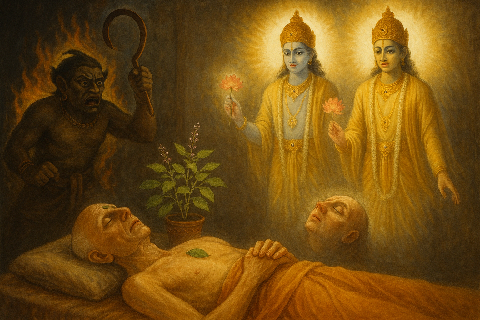 Read more about the article Tulasī Devī’s Power to Liberate at the Time of Death