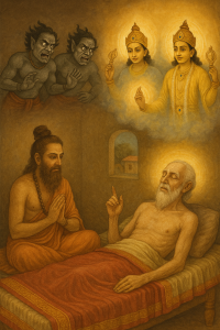 Read more about the article The Redemption of a Fallen Brāhmaṇa by Chanting Hari’s Name at Death – by Madhu Chanda das