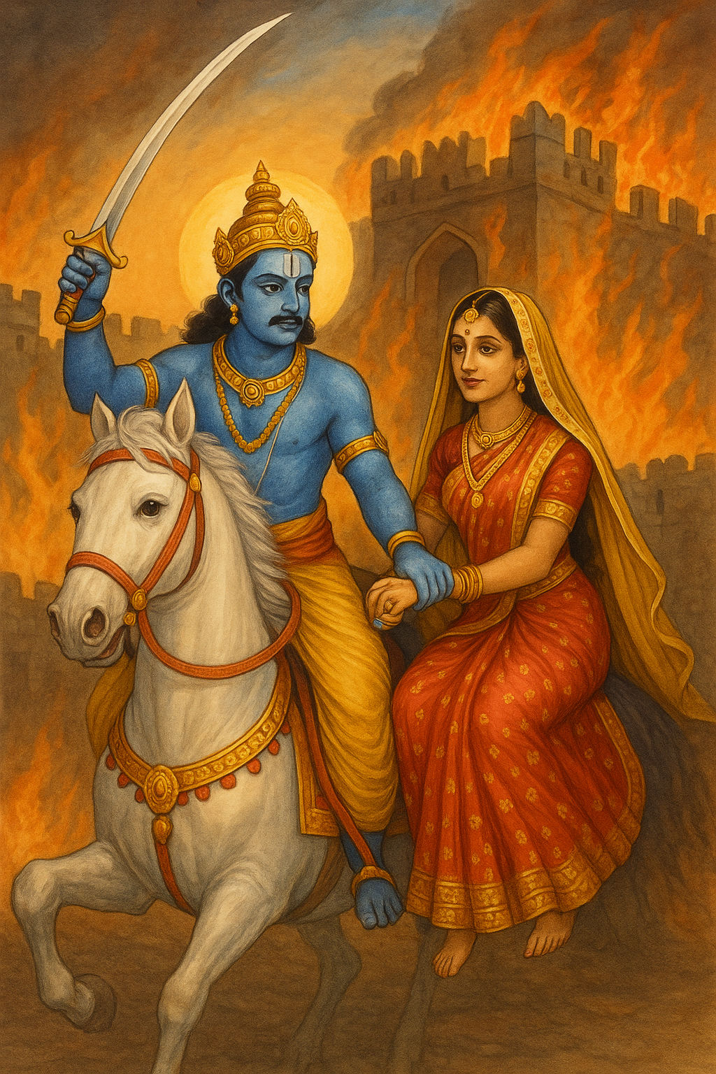 Read more about the article Kalki’s Marriage to Padmāvatī and His First Battles