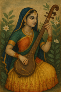 Read more about the article The Dress of the Lady Vīṇā Player