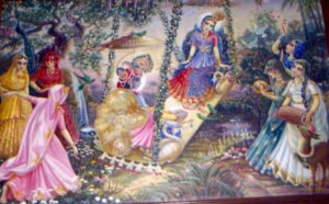 Read more about the article Kalāvalī Veśe Milana – The Meeting of Kṛṣṇa Disguised as a Female Singer