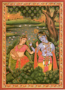 Read more about the article The Morning Meeting – Rādhā and Kṛṣṇa’s Secret Reunion After a Night of Separation