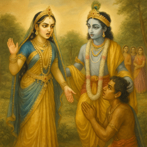 Read more about the article Śrīmatī Rādhārāṇī Cursed by Śrīdāma