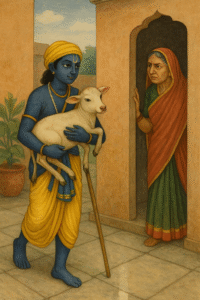 Read more about the article Śrīmatī Rādhārāṇī in Subala-Veśa