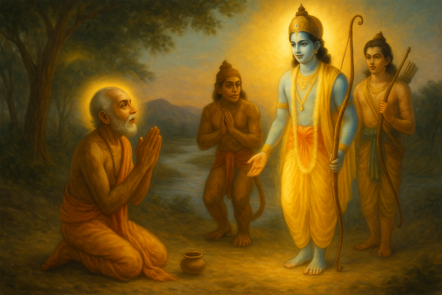 Story 13 – The Divine Vision of Tulsidas at Chitrakuta - Madhu Chanda das