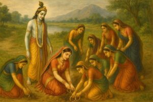 Read more about the article The Appearance of Rādhā-kuṇḍa and Śyāma-kuṇḍa