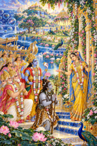 Read more about the article Story 3: All the Incarnations Enter Śrī Kṛṣṇa, and Śrī Rādhā’s Vow