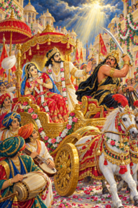 Read more about the article Story 7: The Wedding of Vasudeva and Devakī, and the Voice from the Sky